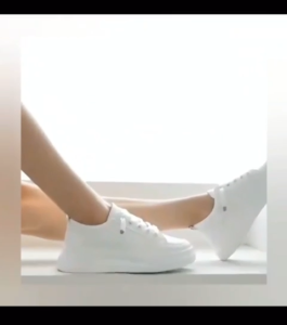 N.D.A. Collection - Sepatu Wanita Terbaru Sepatu Sneakers Kets Kasual Youngji Putih Polos Import