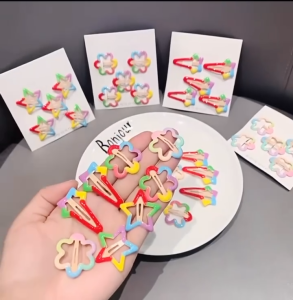 🔥IVY Y2K Dopamine Colorful Hair Clip Mini Five-pointed Star BB Clip Cute Bangs Clip