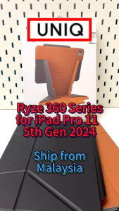 Uniq Ryze 360 Degree Rotatable Standable as Stand Holder Protection Case for iPad Pro 11 M4 iPad Pro 13 M4 2024