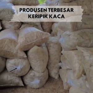 KERIPIK KACA MENTAH BULAT PAKET 10KG
