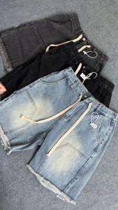 Quần Short Jean Nam LEE X - GOOD Thể Thao Chất Vải Denim Cạp Cao Co Giãn Vận Động Thoải Mái - Phong Cách Hàn Quốc - QSHORTJEAN89