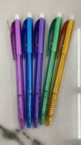 ปากกาลูกลื่น Quantum Jolly 0.7 หมึกน้ำเงิน (คละสี) ราคา/ด้าม | เคแคมปัส เครื่องเขียน