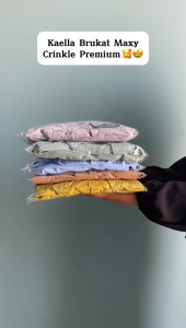 Gamis Wanita Jumbo Syari & Kaella Cringkle Maxy: Trendy dan Elegan