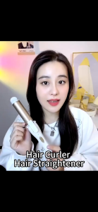 HAN RIVER 2 In 1 Hair Straightener And Curler Iron Gold curling iron 20S Rapid Heating Curler Iron