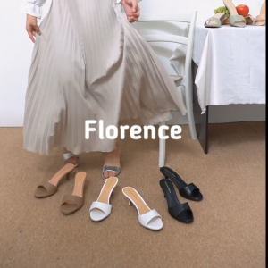 Nicholas Edison Heel Florence Mocca Sepatu Sandal Hak Stiletto Simple Terbaru