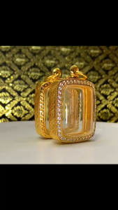 กรอบพระสำเร็จรูป งานจิวเวอรี่ทองอิตาลี ทรงพิมพ์หลวงพ่อปาน (ขนาดหน้ากระจก 2.3x3.0 cm.) รหัส 854