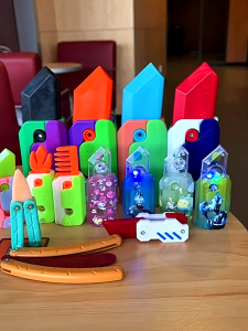 Tiktok same style radish comb and radish knife modified radish comb 3D printed gravity comb decompression push