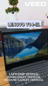 Lenovo V14-IIL Intel Core i5 RAM 8GB SSD 512GB Layar 14" FHD Windows 10 Ori Free Tas Siap Pakai