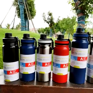 304 Stainless Steel Thermos Flask Double Wall Vacuum Insulated Stainless Steel Sports Water Bottle 800ml