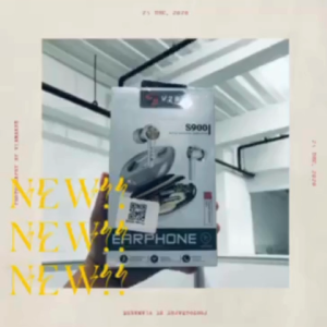 V2S S900 Earphones Wireless Bluetooth Earphone Stereo LED Light High Quality Sound Headset