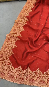 [PRE-ORDER] Blooming Vichitra Silk Saree (10-15days delivery)