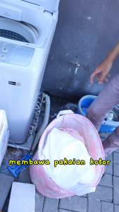 Keranjang Pakaian Kotor Lipat Keranjang Laundry Bag Cucian Baju Kotor Serbaguna -XZ-19