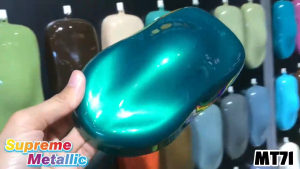 MT71 Sehr Green  Supreme Metallic Colour Car Motor Aikka Aerosol Spray 2K Paint Cat Bancuh DIY