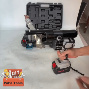 Kìm ép cos thủy lực dùng Pin sạc Papa Tools HMQ-300 Kìm ép cos Pin sử dụng cho đầu cáp 16-300mm2
