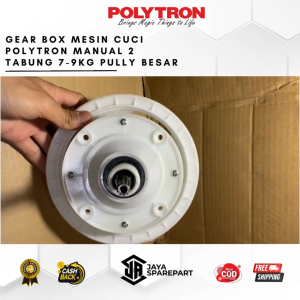 Gear Box Gearbox Mesin Cuci 2 Tabung Polytron Gigi Gerigi 10 Pulley Pully Besar | Polytron 7-10 KG