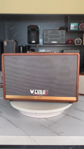 Loa Karaoke xách tay WEIMAX H-120 | Công suất 1000W Bluetooth 5.0 Bass 20cm Pin 6h Thiết kế 7 đường tiếng chống hú và chống nhiễu kèm 2 micro không dây chính Hãng - Bảo hành 12 tháng