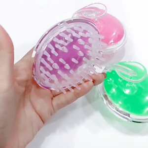 SK-C283 Sikat Kepala Keramas Shower Brush / Spons Mandi Sisir Keramas / Sikat Mandi Silikon Keramas