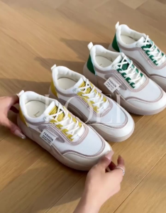 LOEI Chester Sepatu Sneakers Tali Wanita Olahraga Murah Sport Shoes Kekinian 1190