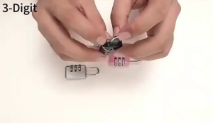 Zinc Alloy Combination Padlock Digital Padlock 3-4 Number Padlock  Suitcase Luggage Code Lock