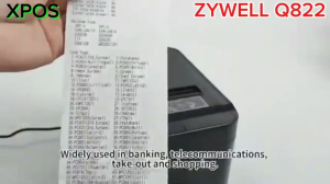 Máy in hoá đơn ZYWELL K80 USB+LAN - Máy in bill kết nối máy tính điện thoại... Mới 100%