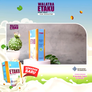 Susu Kalsium Sembuhkan Patah Tulang/Susu Penambah Kalsium/Susu Kambing Etaku/Anak Remaja & Dewasa - Etaku Goat Milk
