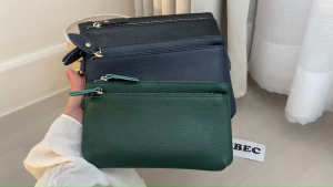 หนังแท้ กลาง, เล็ก 3 ไซส์ กระเป๋าดิจิทัล กระเป๋าที่มีขนาดใบใหญ่