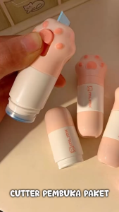 Harga Grosir - Cutter Mini Lucu 2 in 1 Package Opener / Penghapus Alamat Resi Fungsional