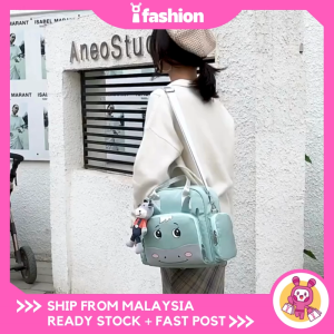 iFASHION 1475 READY STOCK Three 3 Ways Carry Sling And Backpack Mummy Baby Diaper Bag Mother Women Travel Maternity Beg Bayi