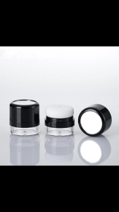 Wadah Bedak Travel Deluxe Loose Powder Case Tempat Bedak Tabur  Tempat Bedak Travel Size Wadah Bedak Tabur Mini Travel 4cm + Puff