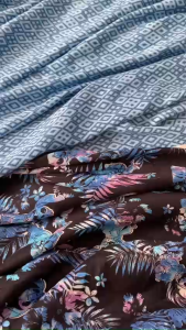 Vải Cotton Dày In Họa Tiết Khổ Từ 1m4 - Dày Dặn Mềm Mát Co Giãn Nhẹ - Đồ Trẻ Em Đồ Mặc Nhà