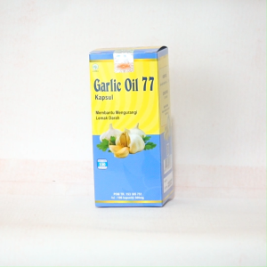 Garlic Oil 77 POM isi 100 Kapsul | Obat Herbal Flu/Bronchitis/Sakit Kepala