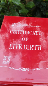 NSO Holder / Birth Certificate Holder Cod Cod Cod (Red)