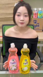 Nước rửa chén S.P.Ca Light 750ml tạo bọt khử mùi tanh nhanh chóng - SPCa000033