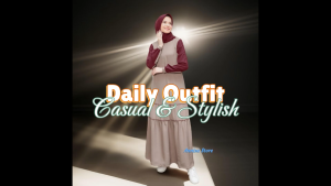 BAJU DRESS REMAJA GAMIS WANITA CASUAL ETHICA AYUMI 413 CASPIAN RED