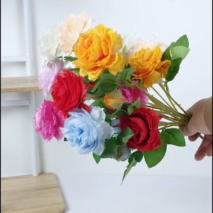 Unico PBP70 Tanaman Hias Tangkai Bunga Mawar Buatan Artificial Rose Flower Ornamen Hiasan Pajangan Dekorasi Kamar Ruang Tamu COD