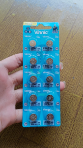 Vinnic L936F Baterai jam tangan Vinnic AG9 L936F Alkaline 1.5V Original (1pcs)