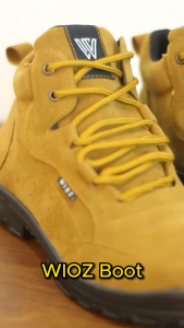 Sepatu Boots Pria Wioz W 56451 Sepatu Trekking motor outdoor untuk Kuliah Kerja Hangout Warna Tan