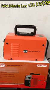 FREE ONGKIR Mesin Las Listrik 450Watt IWA 120A / RYU RII 120 -2 Trafo Las Inverter Model Basic 123iX 450 Watt / Ryu Mesin Las 450W Warna Hijau