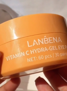 Lanbena Vitamin C Hydra-Gel Eye Mask Whitening Patches 60 pcs Anti Aging Wrinkles Remove Dark Circle
