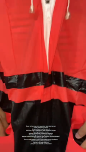 JAS HUJAN JAKET CELANA KOMBINASI A GAJAH / JAS HUJAN KOMBINASI GAJAH