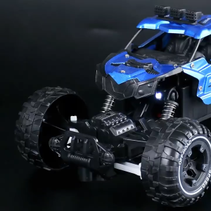 Mobil RC Off-Road Spray 1:18 Alloy Climbing Car Mainan RC Rock Crawler 2WD Kuat dengan Lampu