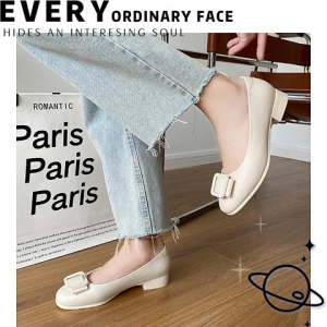 LKShoes งานดี รองเท้าแฟชั่นหญิง หุ้มส้น ใส่ทำงานได้ ใส่เที่ยวก็คือเริ่ด น้ำหนักเบา โทนสีสุภาพ เข้าได้กับทุกชุด สาววัยทำงานคือไม่ควรพลาด กดสั่งได้เลยน้า