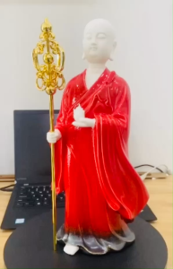 Tượng Địa Tạng Vương Bồ Tát chất liệu Gốm Sứ hàng cao cấp nhập khẩu làng Gốm Phúc Kiến Trung Quốc