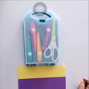 KAMEI Detachable Scissors Set 5-in-1 | Multicolor Zigzag & Decorative Edge Design Cut Scissors for School & Crafts