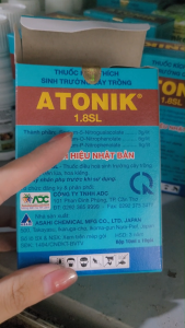ATONIK 1.8 SL - Hộp 10 gói (Gói 10ml) - Kích thích sinh trưởng ra rễ xanh lá cho lan kiểng lá và rau màu