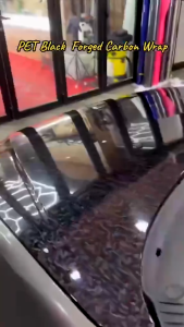 Forged Carbon Sticker Glossy Forged Carbon Fiber Vinyl Wrapping Film Adhesive Motorcycle Scooter Car Decal Wrapping