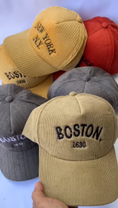 Topi Bayi dan Anak Model Baseball Bahan Corduroy Bordir Usia 2 sampai 10 Tahun