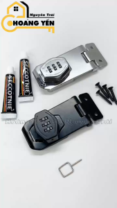 Khoá mật khẩu chốt cửa lật chống trộm khoá số dùng cho cửa phòng ngủ cửa nhà vệ sinh