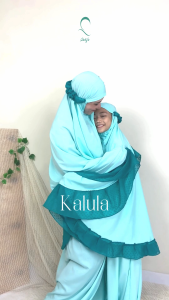 Qatifa Mukena Anak Perempuan 9-10 Tahun Kalula Couple Ibu Anak