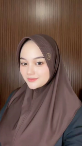 (GRATIS SCRUNCHIE) Jilbab Sport / Hijab Instan Sporty Jilbab Volly Clemira Bergo Sport / Kerudung Sport / BISA COD